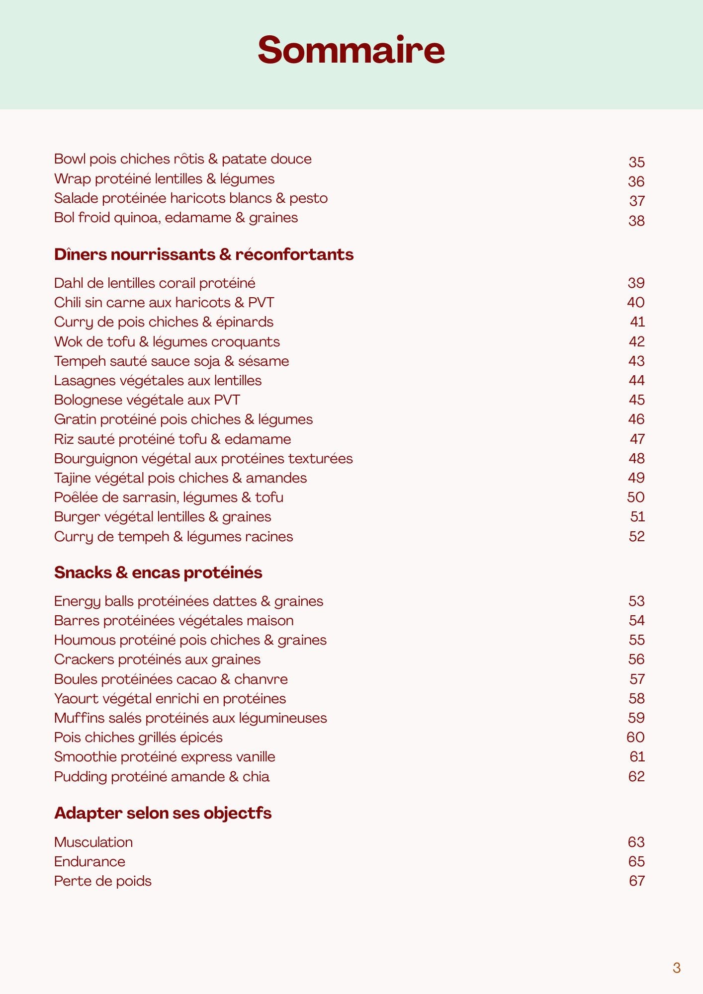 Manger protéiné. Manger végétal - 50 recettes